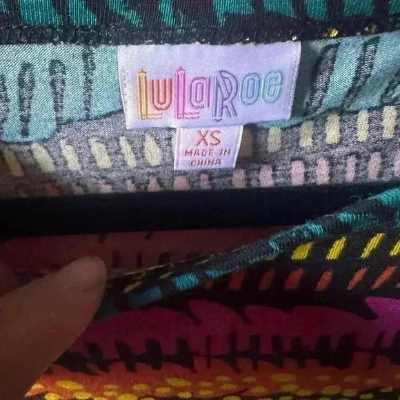 Lularoe XS neon striped Julia pencil dress! NWT. 80S nostalgia!Summer fun! NWT - Picture 9 of 9